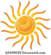 gelb, glänzend, sonne