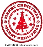 Merry christmas stamp Merry christmas stamp
