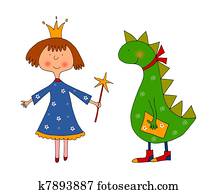 Princess and dragon Princess and dragon