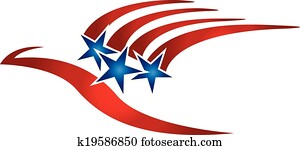 צפור, דגל של ארהב, לוגו