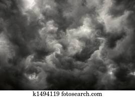 Dark storm clouds. Dark storm clouds.