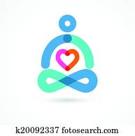 joga, icon,, element, und, symbol joga, icon,, element, und, symbol