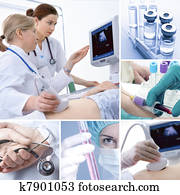 medizinische collage