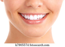 Smile and healthy teeth.