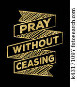 התפלל, בלי, ceasing