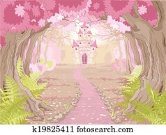 קסם, טירה, נוף