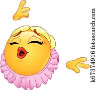 ballerina emoticon ballerina emoticon