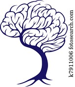 baum, gehirn baum, gehirn