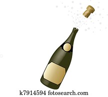 champagne bottle champagne bottle