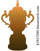 Isolated RWC Trophy in Gold Isolated RWC Trophy in Gold