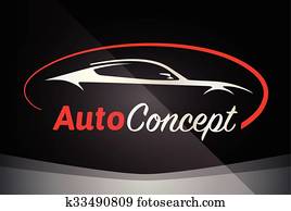 sportscar, 车辆, 标识语, 侧面影象