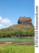 The Sigiriya (Lion's rock) is an ancient rock fortress and palace ruins, Sri Lanka