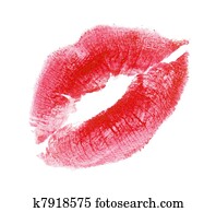 Woman's kiss stamp Woman's kiss stamp