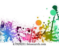 colorful paint splashes background colorful paint splashes background