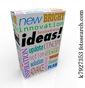 Ideas Product Box Innovative Brainstorm Concept Inspiration Ideas Product Box Innovative Brainstorm Concept Inspiration