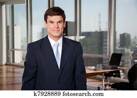 Male Entrepreneur Smiling