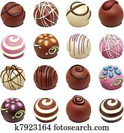 vector chocolate candies vector chocolate candies