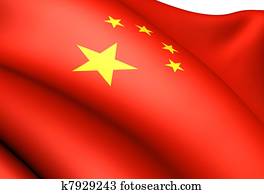 דגלל, של, סין