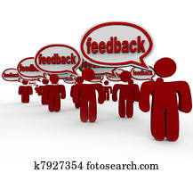 פידבק, -, הרבה, אנשים מדברים, ו, לתת, דעות