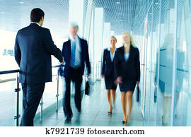 ビジネスが会合する