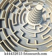 babel, turm, begriff