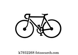 Bicycle silhouette Bicycle silhouette