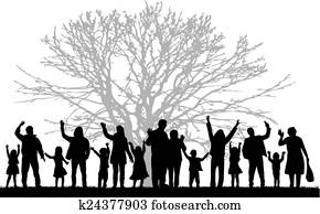 grupo de las personas