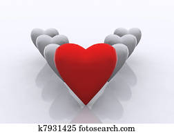 hearts concept hearts concept
