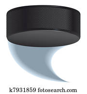 Hockey puck shot Hockey puck shot