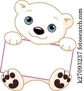 Polar bear sign Polar bear sign