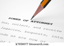 Power of attorney Power of attorney