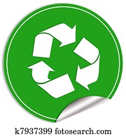 Recycle sticker Recycle sticker