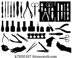 Set Of Manicure And Pedicure Set Of Manicure And Pedicure