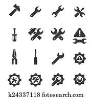 tool icon set tool icon set