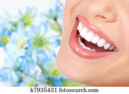 חייך, ו, בריא, teeth.