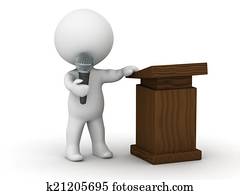 3D Character Public Speaker 3D Character Public Speaker
