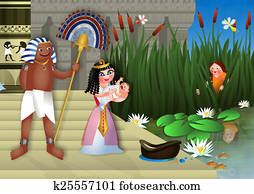Baby Moses & the Egyptian Princess Baby Moses & the Egyptian Princess