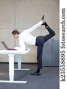 Business man v3.0 at work