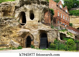 Caves at Nottingham, UK