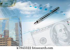 Financial and business charts and graphs Financial and business charts and graphs