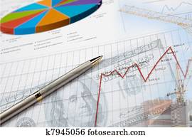 Financial and business charts and graphs Financial and business charts and graphs