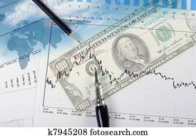 Financial and business charts and graphs Financial and business charts and graphs
