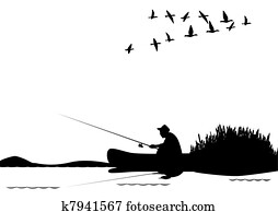 Fishing from a boat Fishing from a boat