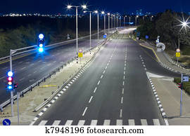 Highway at night Highway at night