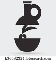olive oil bottle icon olive oil bottle icon