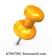 Orange Thumbtack