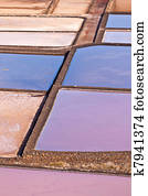 Salt refinery, Saline from Janubio, Lanzarote 