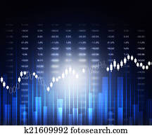stock market, schaubilder, hintergrund