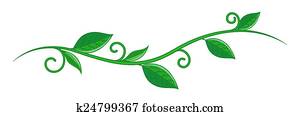 Swirl Leaves Element Swirl Leaves Element