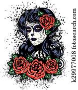 tag, von, tot, mädchen